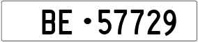 Truck License Plate
